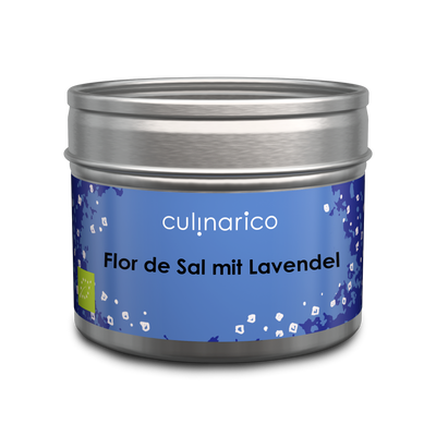 Flor de Sal mit Lavendel, bio | Lavendelsalz