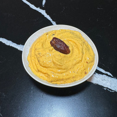 Mango Orange Curry Dattel Dip