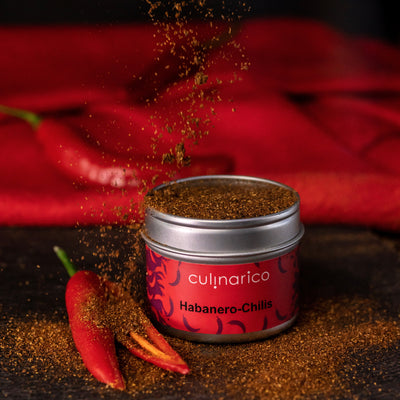 Habanero Chilis gemahlen, bio | 120.000 Scoville |  Tropisch-fruchtiges Aroma