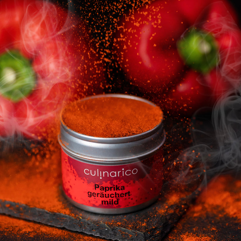 Geräuchertes Paprikapulver | Paprika geräuchert - mild, bio