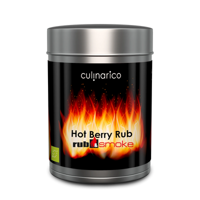 Hot Berry Rub, bio | würzig, rauchiges Grillgewürz