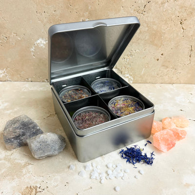 Geschenkbox SALZ klein | 4er Box mit Bio Salzen